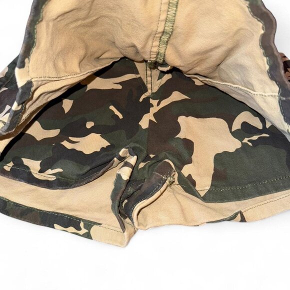 tan / green camo skirt w/ built in shorts - Picture 3 of 4